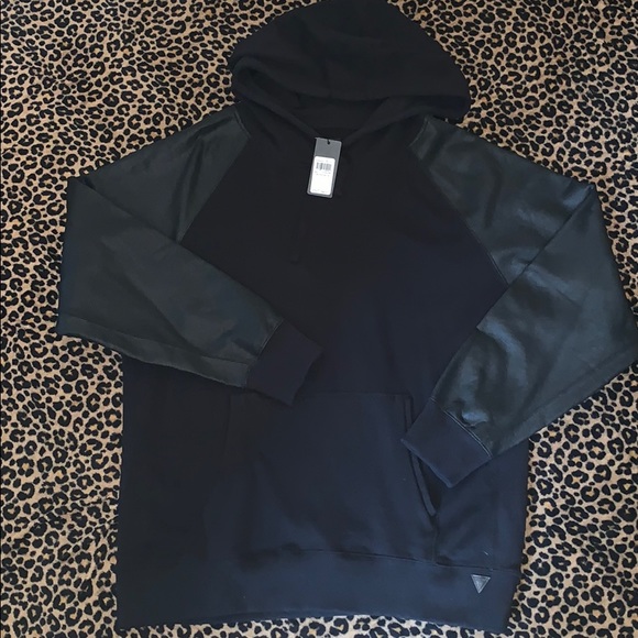 Guess Other - 🆕GUESS MENS LOGAN COATED FUNNEL HOODIE